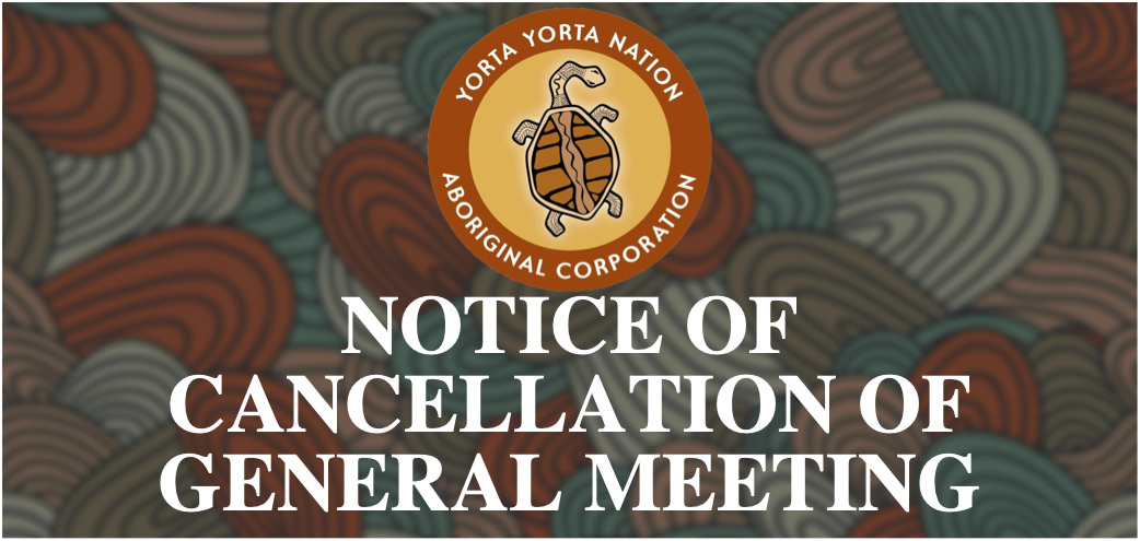 Notice of Cancellation of General Meeting