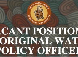 Vacancy: Aboriginal Water Policy Officer
